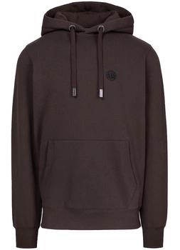 Bluza PIT BULL SMALL LOGO dark chocolate kaptur