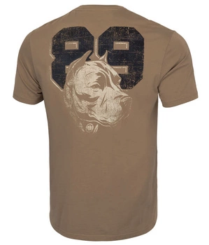 T-shirt PIT BULL DOG 89 (coyote brown) brązowy
