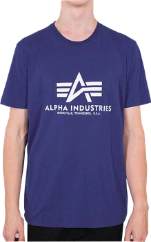 T-shirt ALPHA INDUSTRIES BASIC niebieski (nautical blue) 100501 453