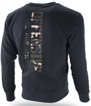 Bluza DOBERMANS ONE MAN ARMY BC307 czarna prosta