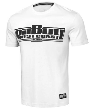 T-shirt PIT BULL Garment Washed CLASSIC BOXING biały