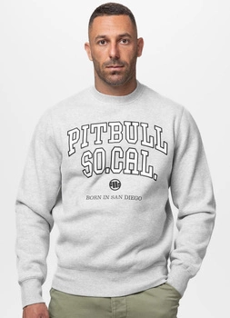 Bluza PIT BULL SO CAL szara prosta