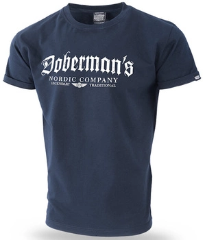 T-shirt DOBERMANS GOTHIC TS326 granatowy