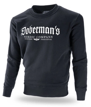 Bluza DOBERMANS GOTHIC BC326 czarna prosta