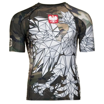 Short sleeve rashguard EXTREME HOBBY POLSKA CAMO moro