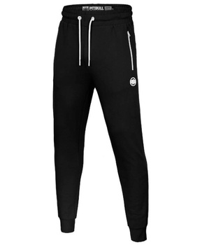 Spodnie sportowe PIT BULL SMALL LOGO TERRY czarne