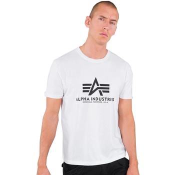 T-shirt ALPHA INDUSTRIES BASIC biały 100501 09