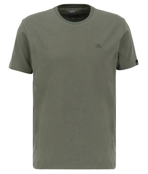 T-shirt ALPHA INDUSTRIES X-FIT ciemnozielony (dark green) 138503 257