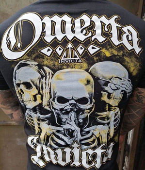 T-shirt INVICTA OMERTA czarny