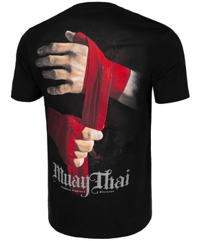 T-shirt PIT BULL MUAY THAI FD czarny