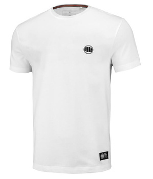 T-shirt PIT BULL Slim Fit LYCRA SMALL LOGO biały