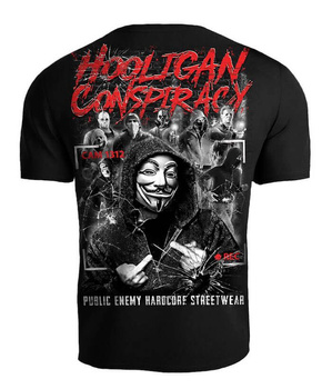 T-shirt PUBLIC ENEMY HOOLIGAN CONSPIRACY czarny